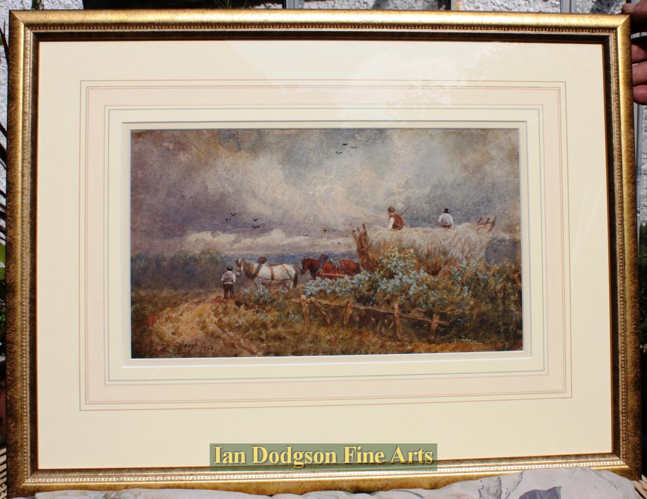 Leading the Haycart by Samuel Bough