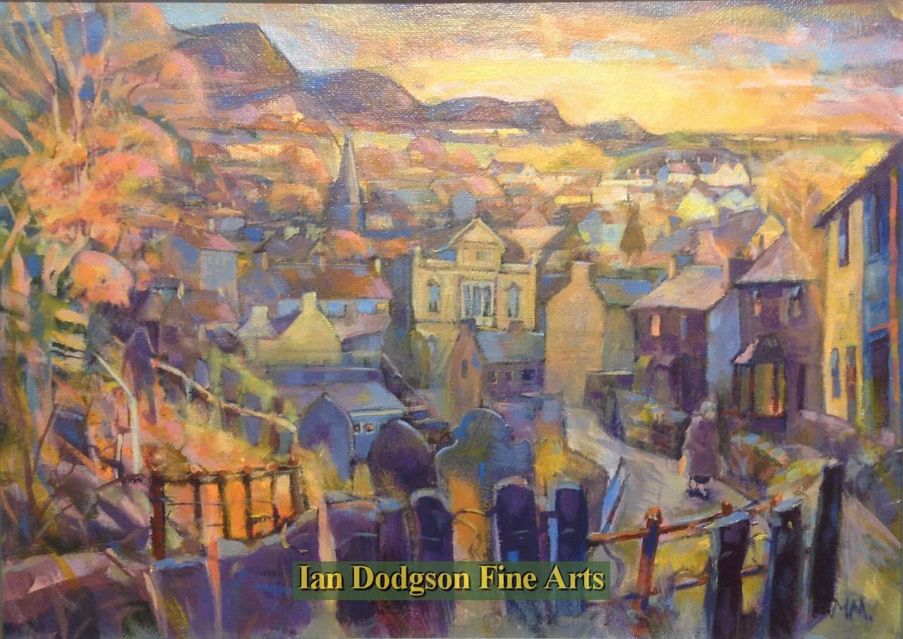 Martin Morley - Bethesda Sunset Acrylic on canvas (2017)