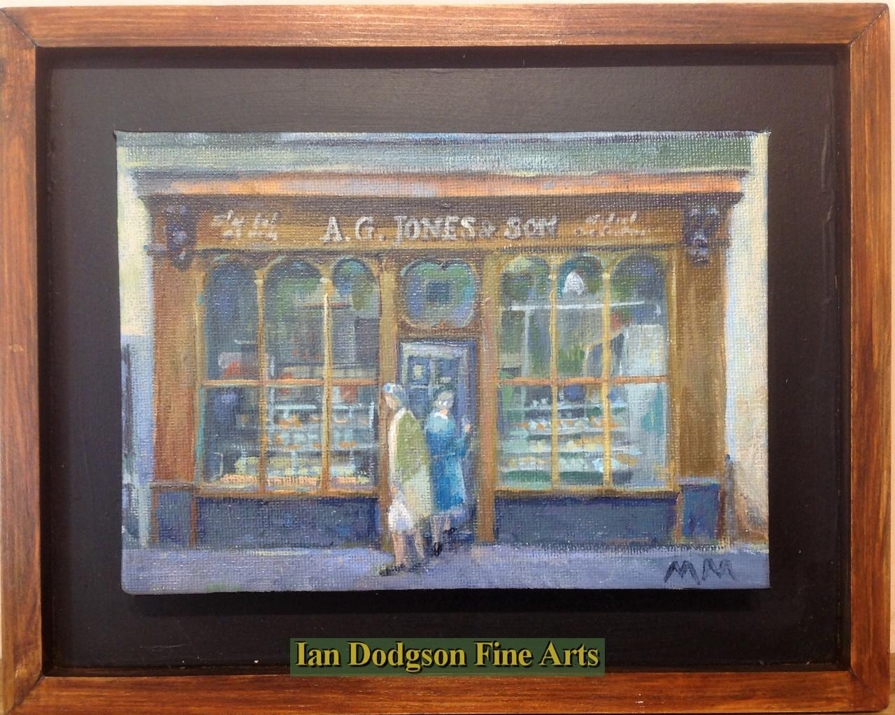 Martin Morley - No.1 Bakery, Bethesda Acrylic on canvas (c1990)