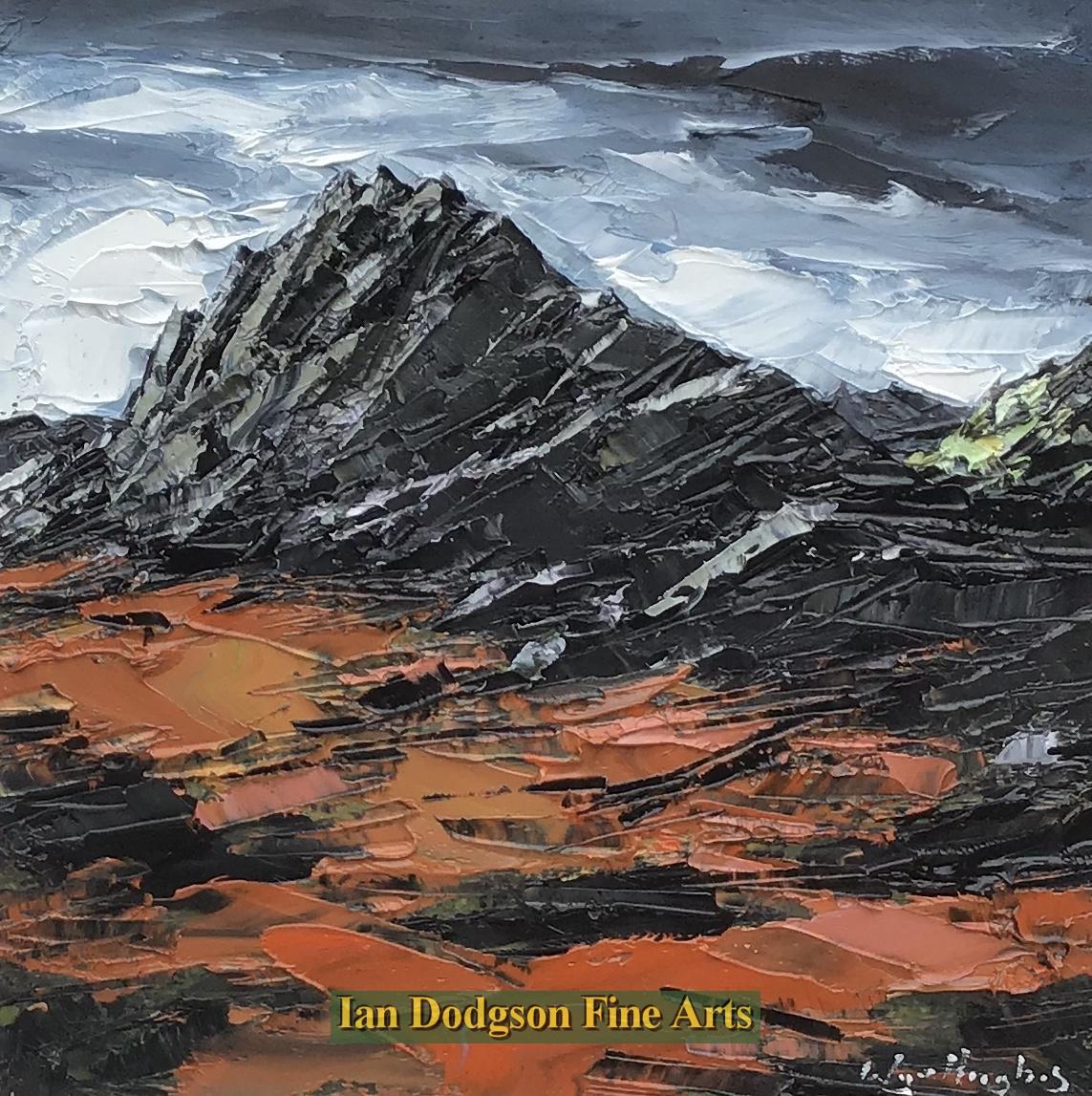 Wyn Hughes - Tryfan Oil on board (2020)