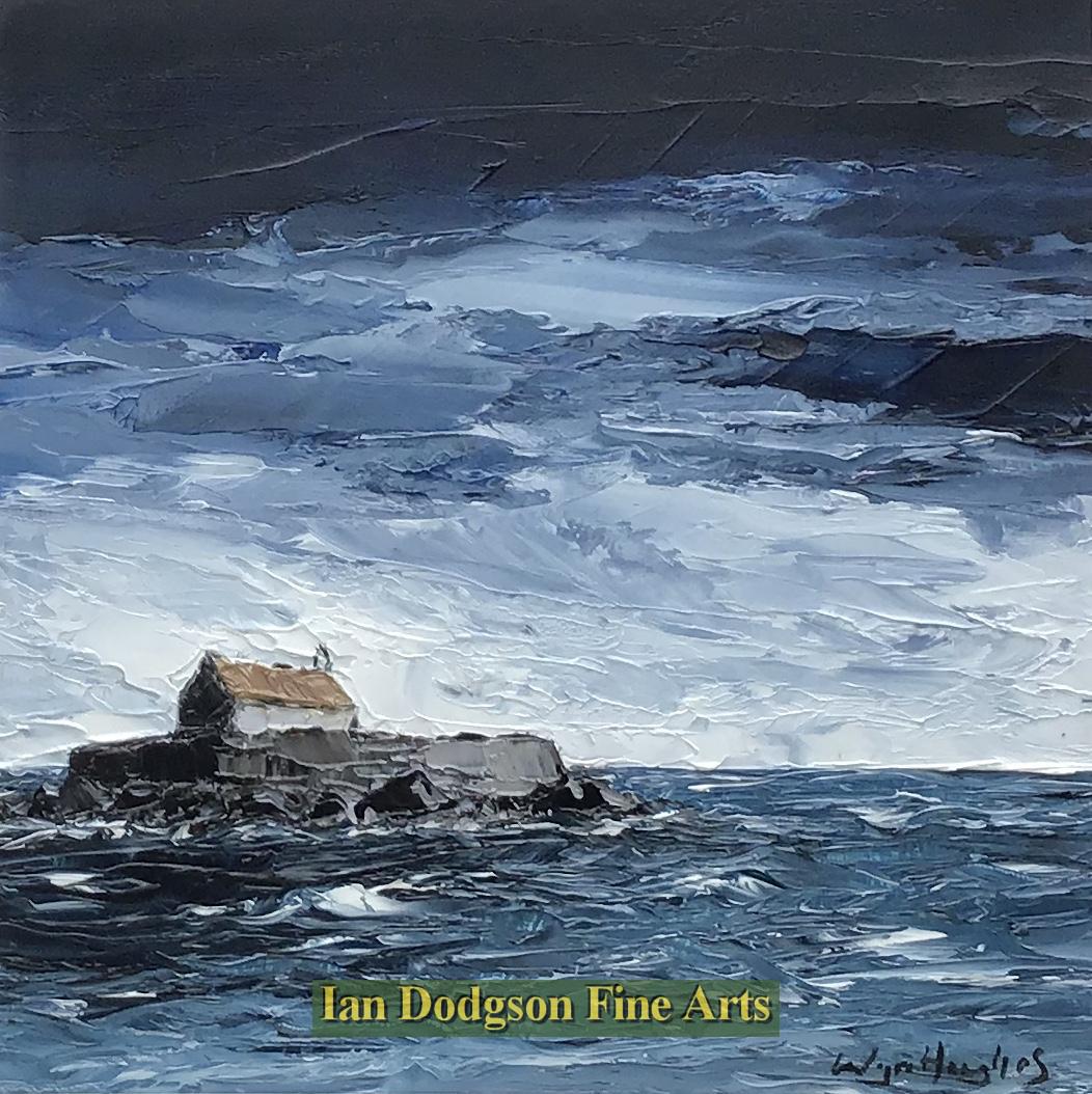Wyn Hughes - Eglwys Bach Mor Oil on board (2020)