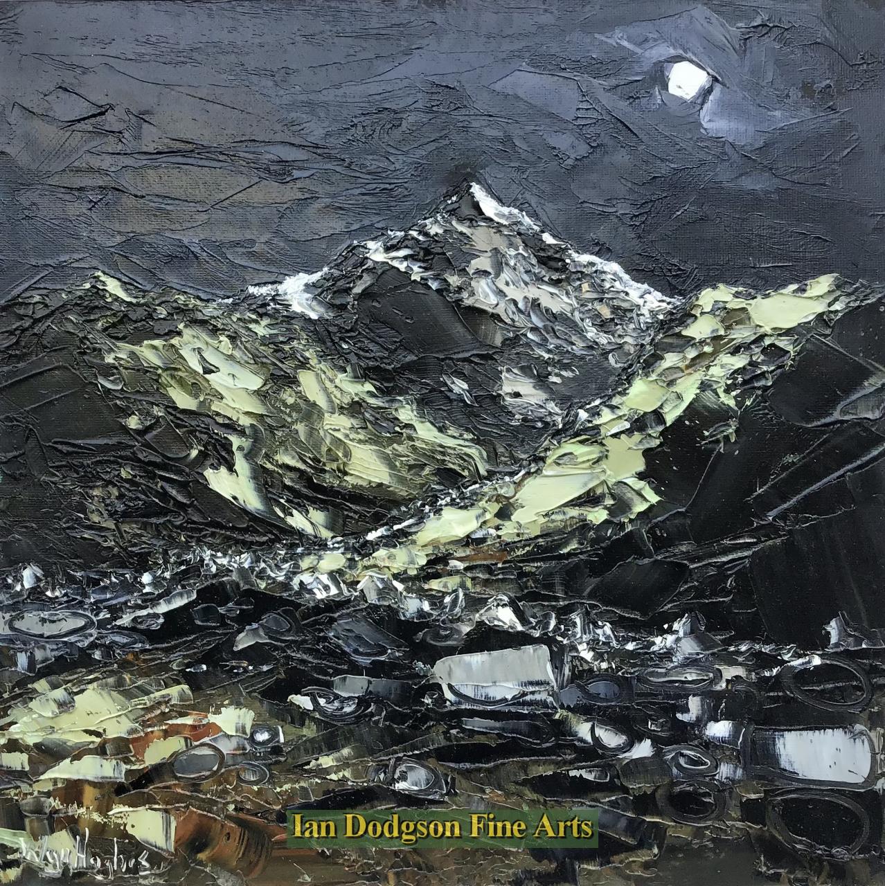 Moonlit Snowdon by Wyn Hughes