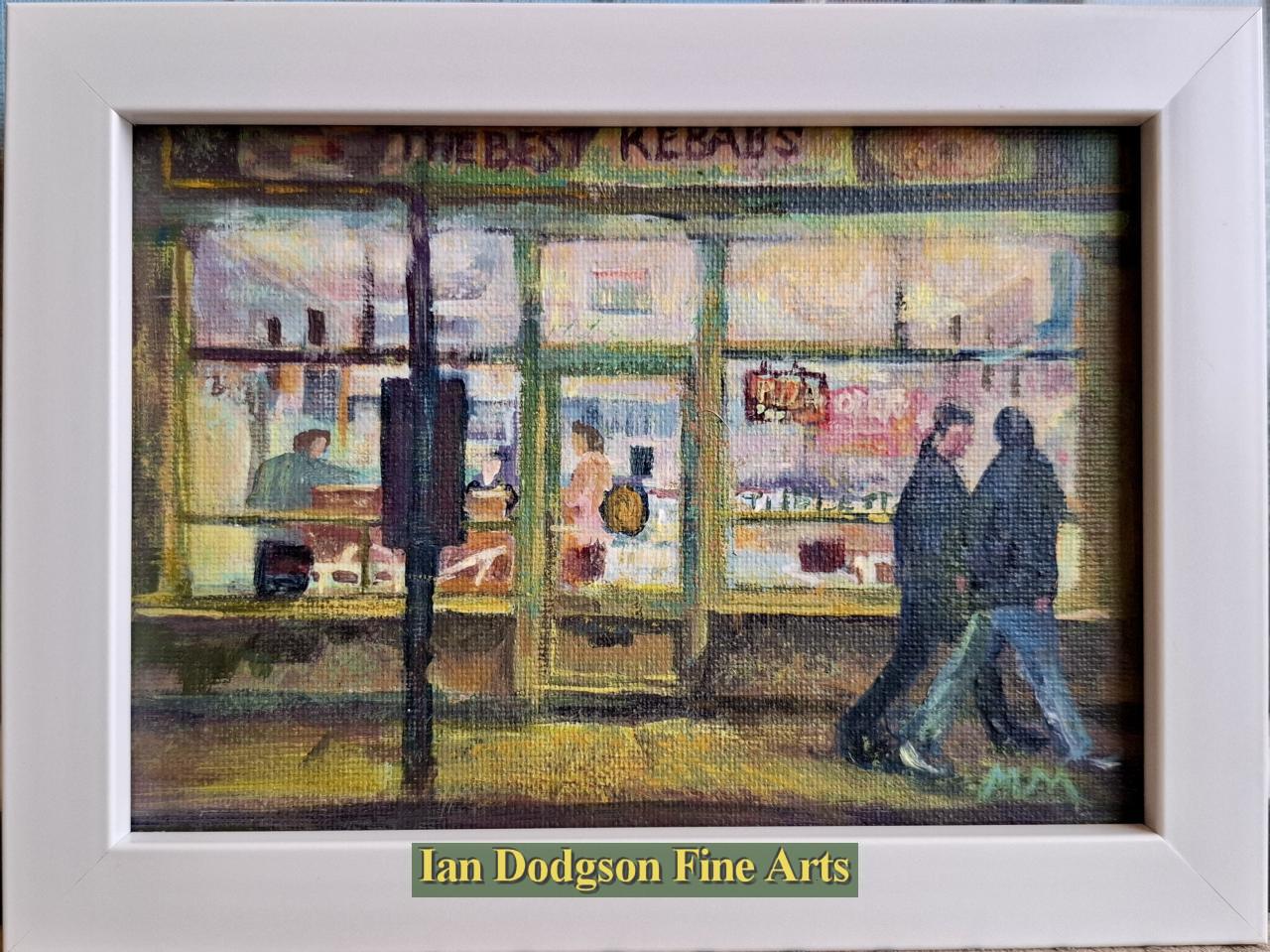 Martin Morley - The Best Kebabs Oil on canvas board (2025)