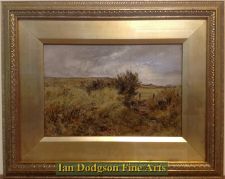 'William Joseph Julius Caesar Bond - The wind in the grass, Anglesey