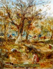 Working in the woods by William Joseph Julius Caesar Bond